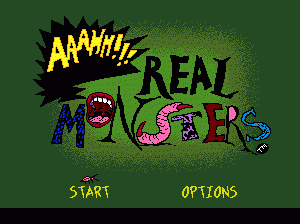 md游戏 真实的怪物（欧）AAAHH!!! Real Monsters (Europe)