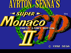 md游戏 摩纳哥GP赛车3(美)Ayrton Senna's Super Monaco GP II (USA) (En,Ja)
