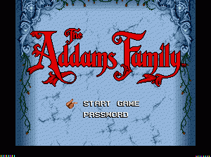 md游戏 阿达姆斯家庭(测试版)(A1)(美)Addams Family, The (USA) (Beta) (Alt)