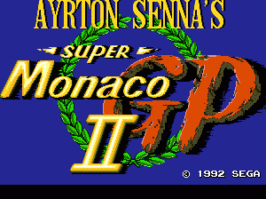 md游戏 摩纳哥GP赛车2(日欧)Ayrton Senna's Super Monaco GP II (Japan, Europe) (En,Ja)