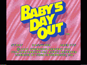 md游戏 天使在人间（美欧）Baby's Day Out (USA) (Proto) (Earlier)