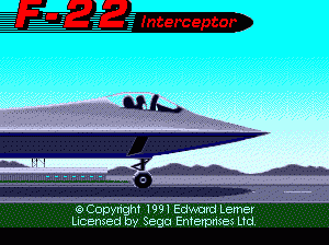 md游戏 F-22拦截机(测试版)（美）F-22 Interceptor (USA) (Beta)