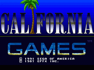 md游戏 游戏加州(美)California Games (USA, Europe)