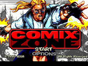 md游戏 漫画地带(日)Comix Zone (Japan)