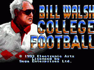 md游戏 比尔渥休足球(美欧)Bill Walsh College Football (USA, Europe)