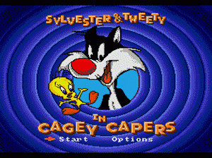 md游戏 崔弟与大笨猫(欧)Sylvester & Tweety in Cagey Capers (Europe)