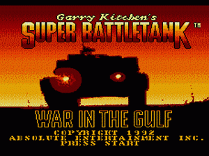 md游戏 "超级战斗坦克Super Battletank - War in the Gulf (USA)