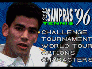 md游戏 桑普拉斯网球96（欧）Sampras Tennis 96 (Europe) (J-Cart)