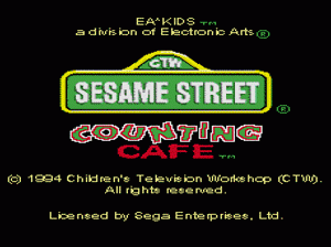 md游戏 芝麻街-咖啡屋(美)Sesame Street Counting Cafe (USA)