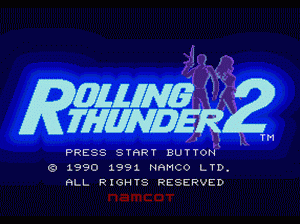 md游戏 轰天雷2/雷霆计划2(日)Rolling Thunder 2 (Japan)