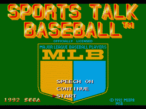 md游戏 棒球（美）Sports Talk Baseball (USA)