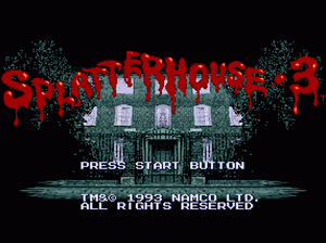 md游戏 鬼屋3(美)Splatterhouse 3 (USA)