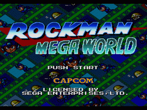md游戏 洛克人(日)Rockman Mega World (Japan)