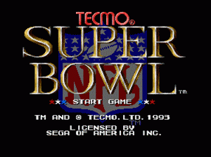 md游戏 Tecmo超级板球（10月1993）(美)Tecmo Super Bowl (USA) (October 1993)