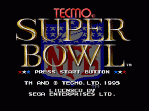 md游戏 Tecmo超级板球(日)Tecmo Super Bowl (Japan)