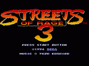 md游戏 怒之铁拳3(美)Streets of Rage 3 (USA)