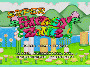 md游戏 超级幻想地带(欧)Super Fantasy Zone (Europe)