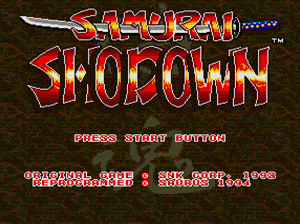 md游戏 侍魂(欧)Samurai Shodown (Europe)