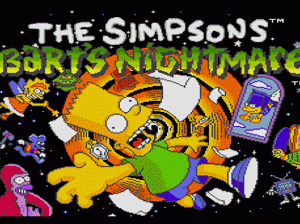 md游戏 辛普生的噩梦 (美欧)Simpsons, The - Bart's Nightmare (USA, Europe)
