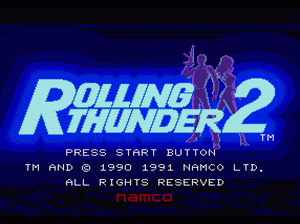 md游戏 轰天雷2/雷霆计划2(欧)Rolling Thunder 2 (Europe)