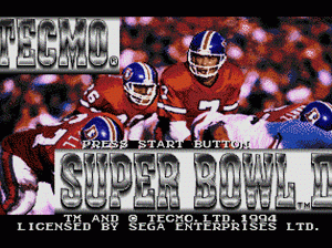 md游戏 Tecmo超级板球2(日)Tecmo Super Bowl II - Special Edition (Japan)
