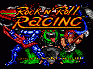 md游戏 滚轮比赛(欧)Rock n' Roll Racing (Europe)