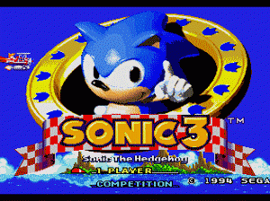 md游戏 音速小子3(欧)Sonic the Hedgehog 3 (Europe)