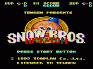 md游戏 雪人兄弟（日）Snow Bros. - Nick & Tom (Japan)