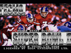 md游戏 Tecmo超级板球2(美)Tecmo Super Bowl II - Special Edition (USA)