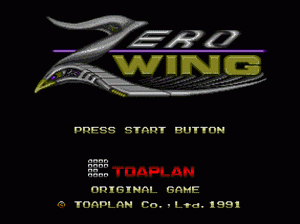 md游戏 零翼战机(欧)Zero Wing (Europe)
