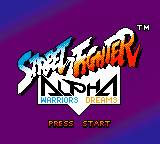 gbc游戏 Street Fighter Alpha - Warriors' Dreams (Japan)