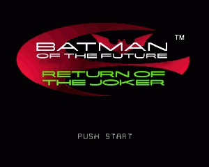 n64游戏 未来蝙蝠侠-小丑回归[欧]Batman of the Future - Return of the Joker (Europe) (En,Fr,De)