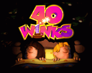 n64游戏 40闪烁[欧][工程版]40 Winks (Europe) (En,Es,It) (Proto)