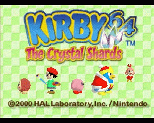 n64游戏 N64星之卡比——水晶碎片[欧]Kirby 64 - The Crystal Shards (Europe)