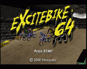 n64游戏 N64火暴机车赛[美]Excitebike 64 (USA)