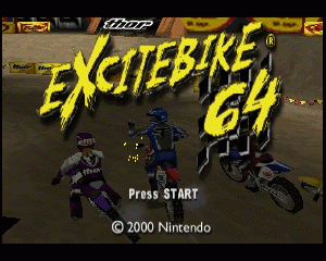 n64游戏 N64火暴机车赛[欧]Excitebike 64 (Europe)