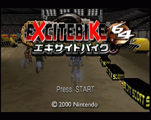 n64游戏 N64火暴机车赛[日]Excitebike 64 (Japan)
