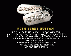 n64游戏 狂野直升机[欧]Chopper Attack (Europe)