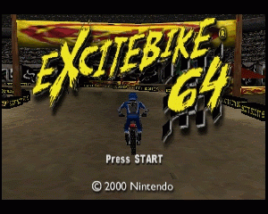 n64游戏 N64火暴机车赛[美][演示版]Excitebike 64 (USA) (Demo) (Kiosk)
