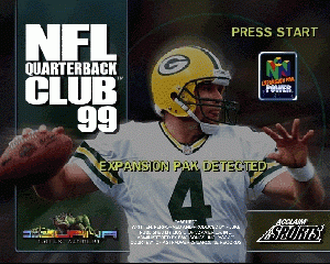 n64游戏 四分位橄榄球俱乐部99[欧]NFL Quarterback Club 99 (Europe)