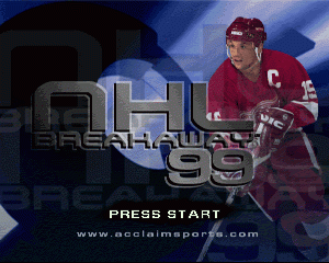 n64游戏 火暴冰球99[欧]NHL Breakaway 99 (Europe)