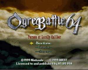 n64游戏 N64皇家骑士团[美]Ogre Battle 64 - Person of Lordly Caliber (USA)