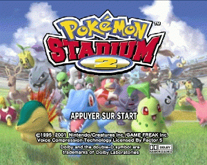 n64游戏 口袋妖怪竞技场2[法]Pokemon Stadium 2 (France)