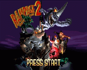 n64游戏 城市大金刚2[欧]Rampage 2 - Universal Tour (Europe)