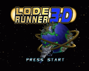 n64游戏 超级挖金块3D[美]Lode Runner 3-D (USA)