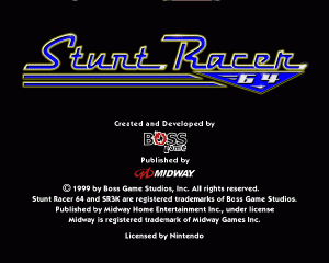 n64游戏 N64绝技赛车[美]Stunt Racer 64 (USA)