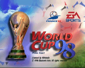 n64游戏 世界杯足球98[美]World Cup 98 (USA) (En,Fr,De,Es,It,Nl,Sv,Da)