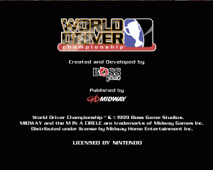n64Ϸ ھ[]World Driver Championship (USA)
