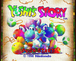 n64游戏 耀奇的故事[美]Yoshi's Story (USA) (En,Ja)