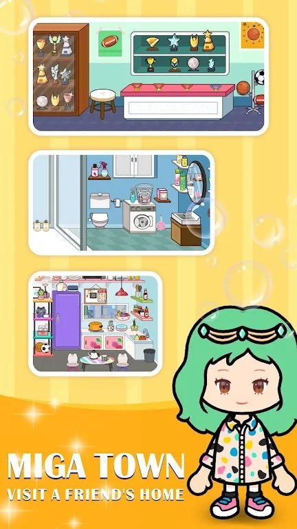 米加小镇拜访朋友的家红包版 v1.0